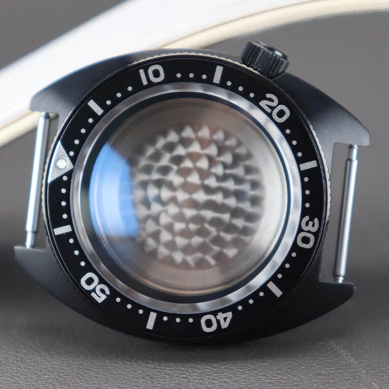 Черный корпус часов FENYA 41 мм с сапфировым стеклом для MOD SKX Tuna Seiko NH35 NH36 NH34 NH38 4R36