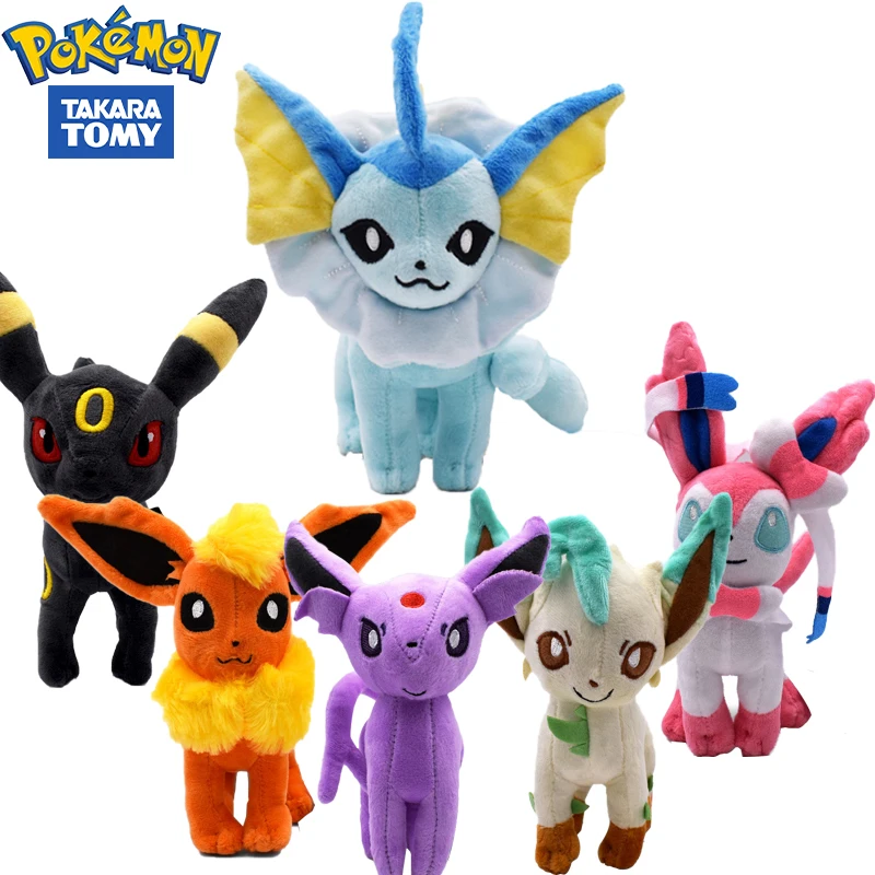 

Anime Pokemon Vaporeon Plush Toy Game Eevee Vaporeon Soft Stuffed Plush Doll Toys for Kids Decoration Best Gift for Children