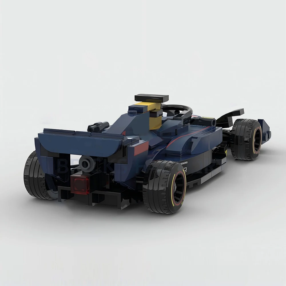 Фото Новый чемпионат MOC Racing Series 2022, скорость RB18 ​ ​ Набор моделей автомобиля, строительные блоки «сделай сам», сборка игрушек, детский подарочный набор для мальчиков №5