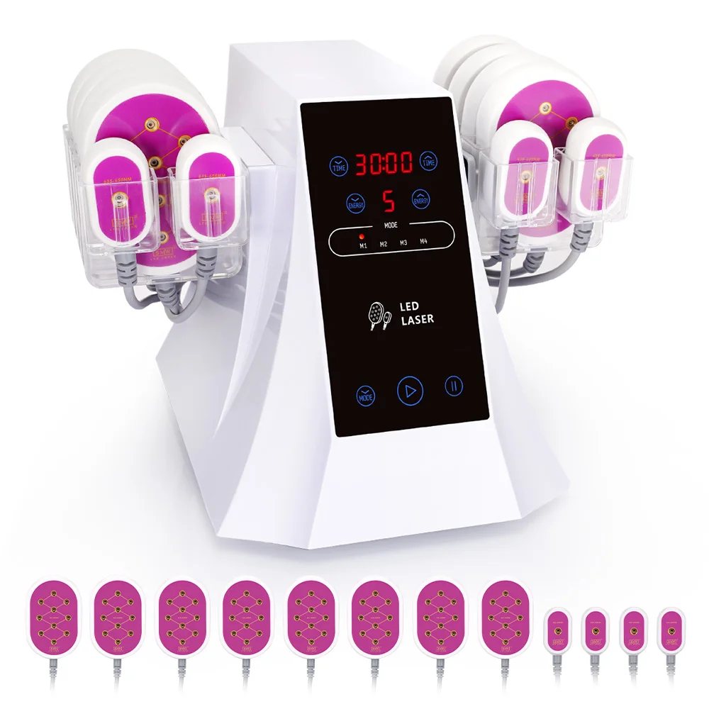 Портативная 12 липо-лазерных аппарат для похудения 5 МВт липо-машина скульптура