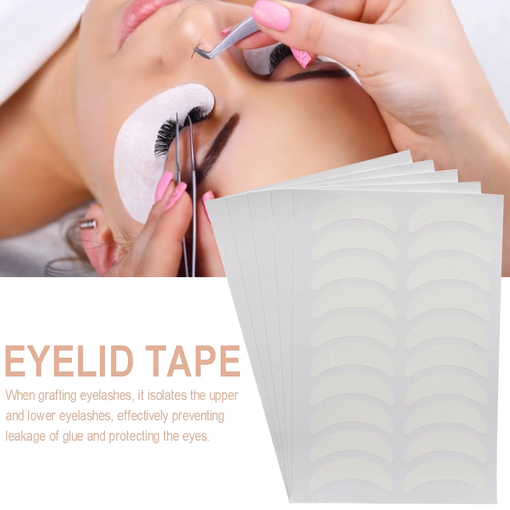 

100pcs Grafted Eyelashes Eye Sticker Under Eye Pad | Isolated Eyelash Extension Patch Eye Tips Sticker Wrap Make Up Tool