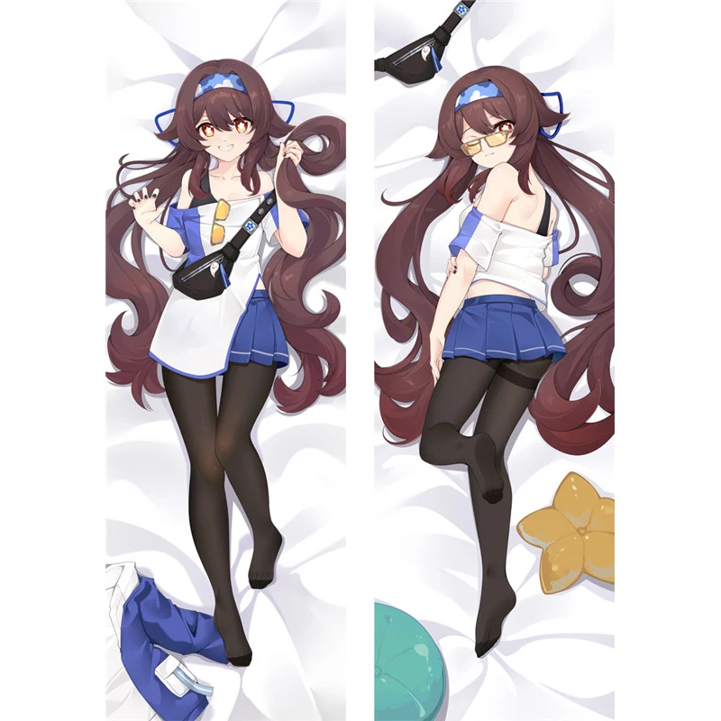 

Genshin Impact Hutao Cosplay Long Body Pillow Case Hu Tao Peachskin Hugging Body Pillow Case Otaku Pillow Cover XMAS Gitfts