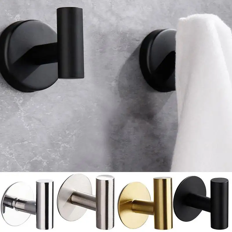 

Towel Hooks For Wall Stainless Steel Wall Hooks Multifunctional Waterproof Hook Clothes Bag Rack Key Towel Holder House Decor