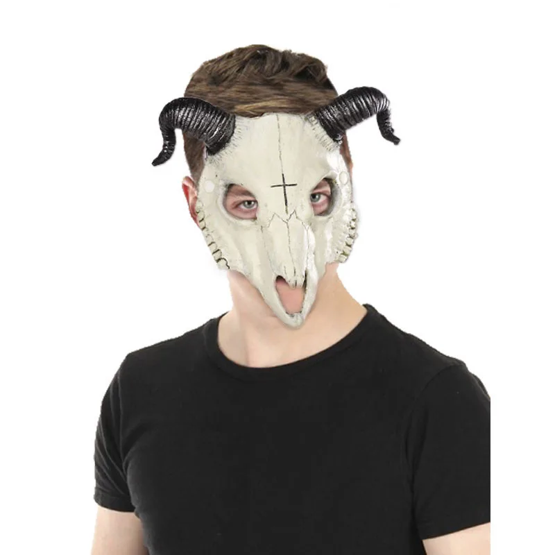 

Cosplay New Masquerade Mask Halloween Carnival Party Props 3D Sheep Bone Skull Mask Man Woman Dress Up Accessories Mask