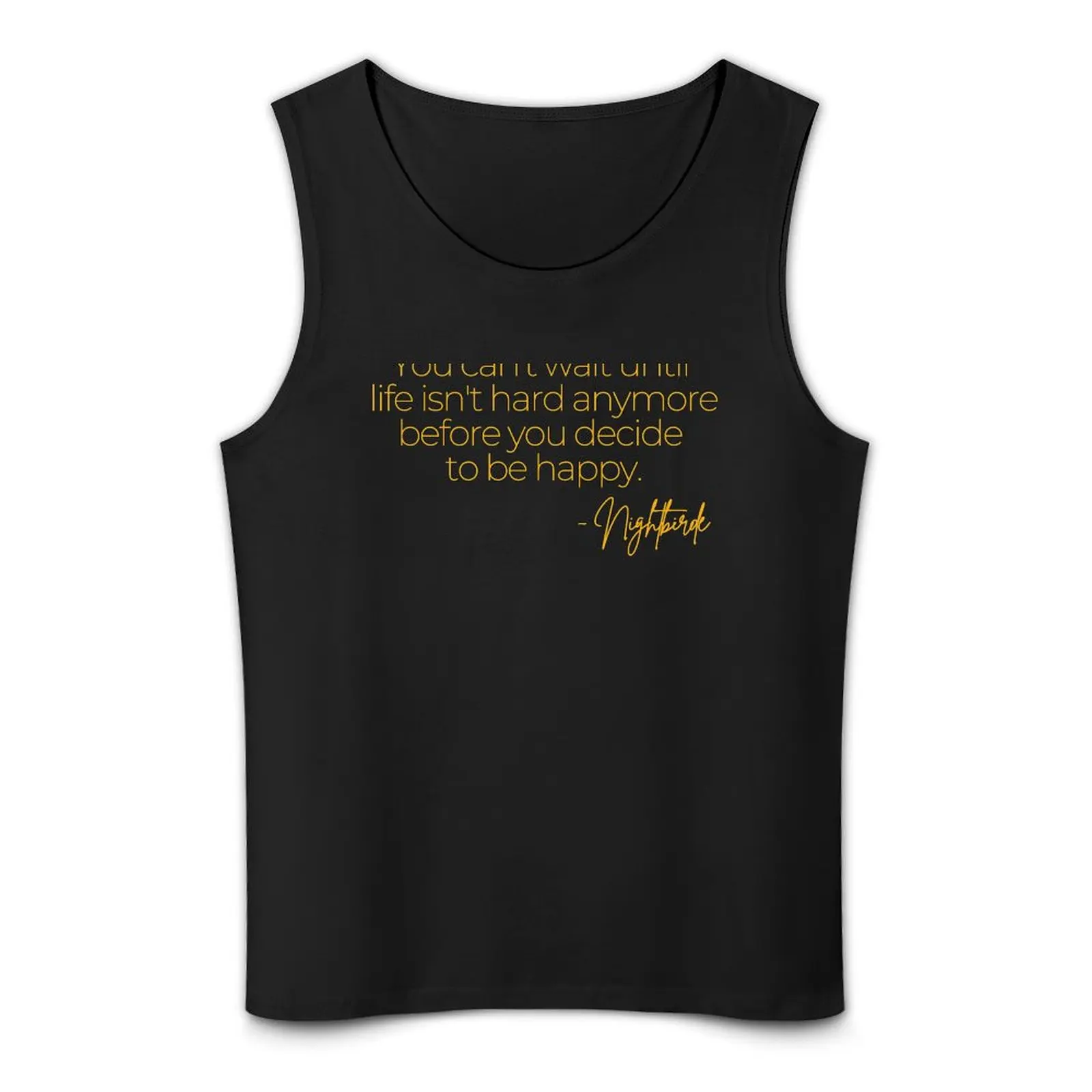 Майка Nightbirde с вдохновляющими цитатами летняя одежда мужская футболка для