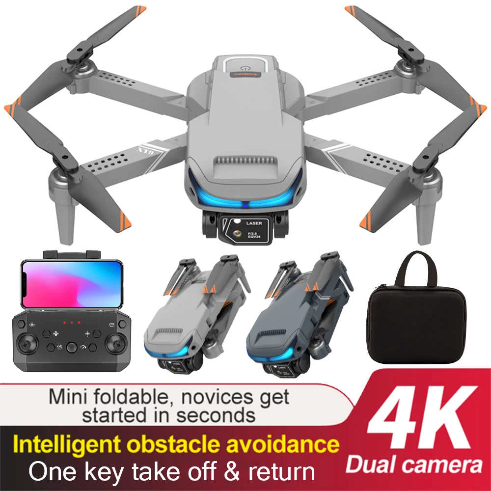 

Новинка Дрон 4K двойная камера HD XT9 Wi-Fi FPV беспилотник для обхода препятствий оптический поток самолета с четырьмя осями вертолет на радиоупр...