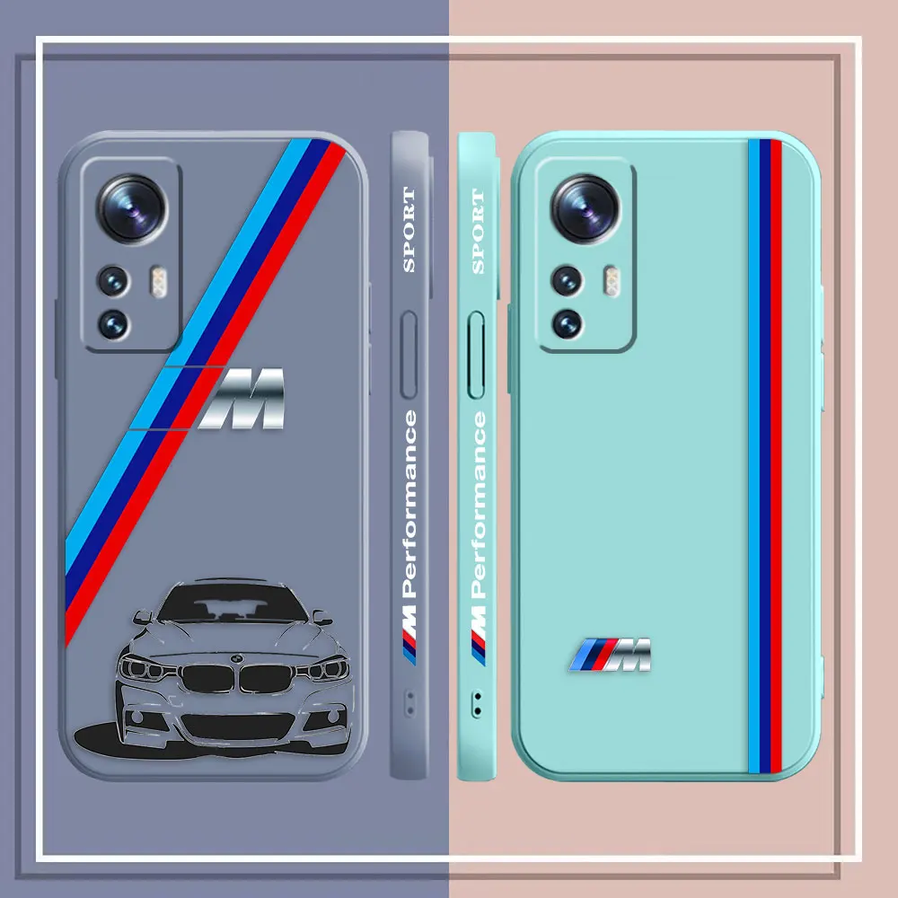 Phone Case For Xiaomi 13 12 12T 12S 11 11T 10 10S 9 8 Pro Ultra Lite Case Cover Funda Cqoue Shell Luxury Sports Car B-BMW Drift
