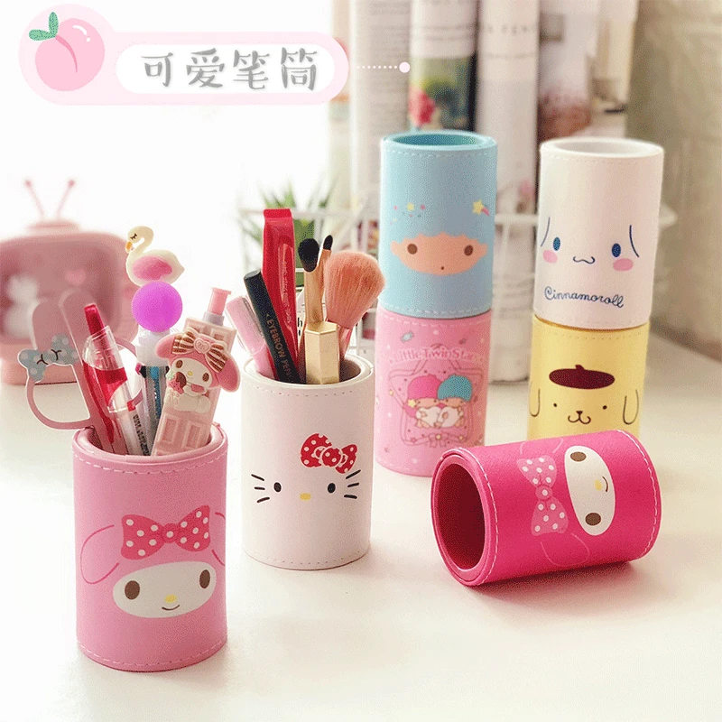 

Sanrio Cinnamoroll Hello Kitty Anime Cartoon Student Penball Book Board Multifunctional Cosmetics Stationery Desktop Storage