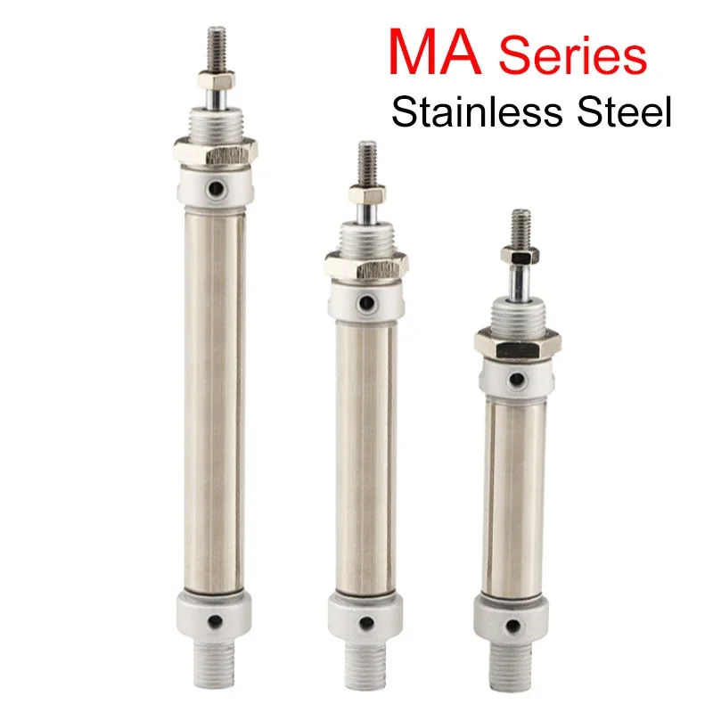 

Нержавеющая сталь двойного действия типа MA с магнитом 16/20/25/32/40 мм, диаметр цилиндра 25/50/75/100/125/150/175 мм, ход пневматического цилиндра