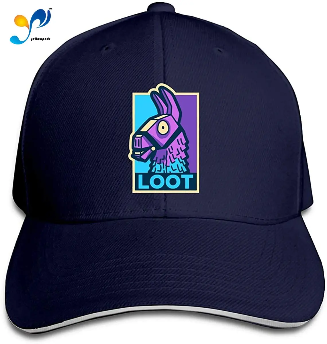 

Classic Loot Llama Hope Baseball Caps Adjustable Sandwich Hats