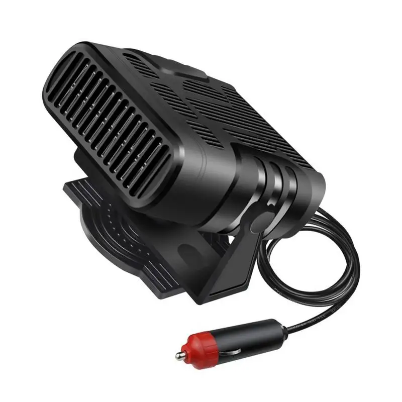

12V/24V Car Heater 120W Auto Truck Heating Cooling Fan Demister 360 Rotation Electric Heater Window Mist Remover Car Defroster