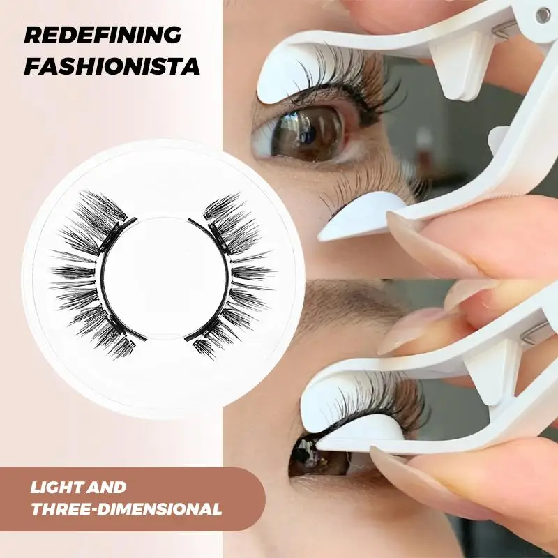 1 пара магнитных ресниц естественного вида легко носить многоразовый набор