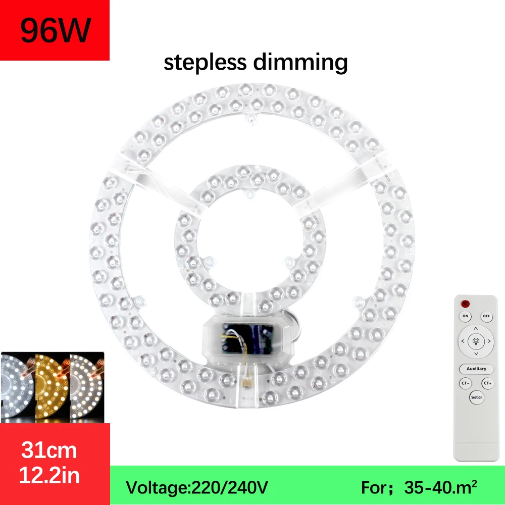 

Потолочная светодиодная панель ZGREDED круглая 48/96/120 Вт