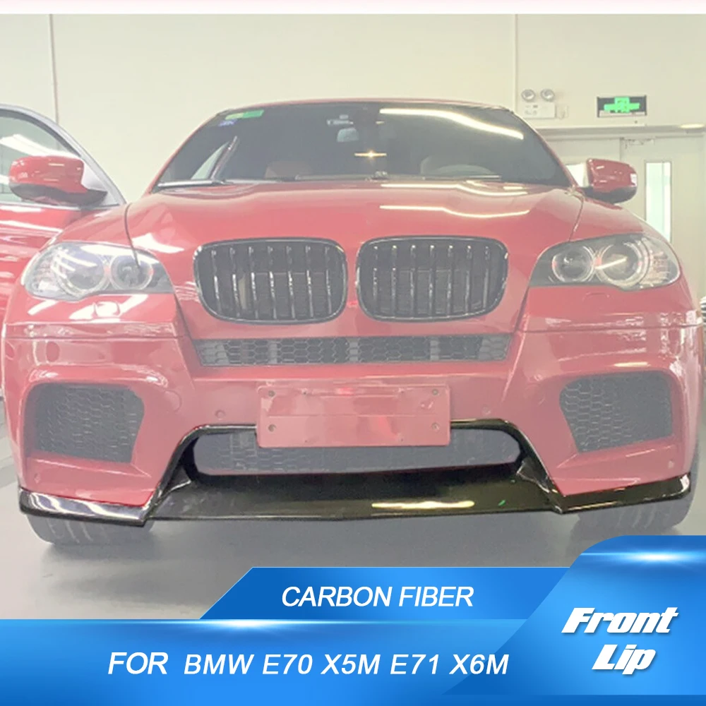 Автомобильный передний бампер из углеродного волокна спойлер разветвители для