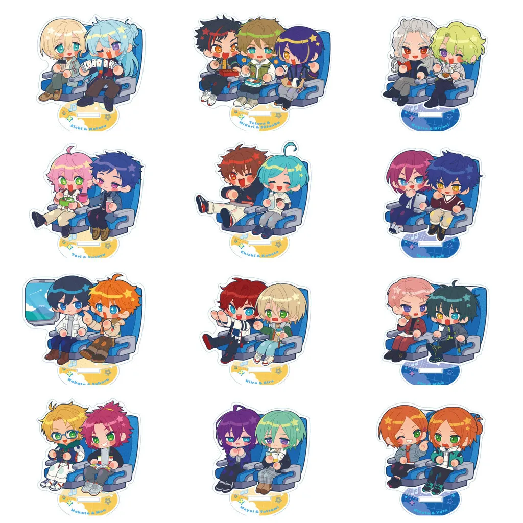 Фото Фигурки Ensemble Stars: акриловые подставки для аниме-персонажей, модели, декоративные элементы, аксессуары, настольные украшения, брелоки №1
