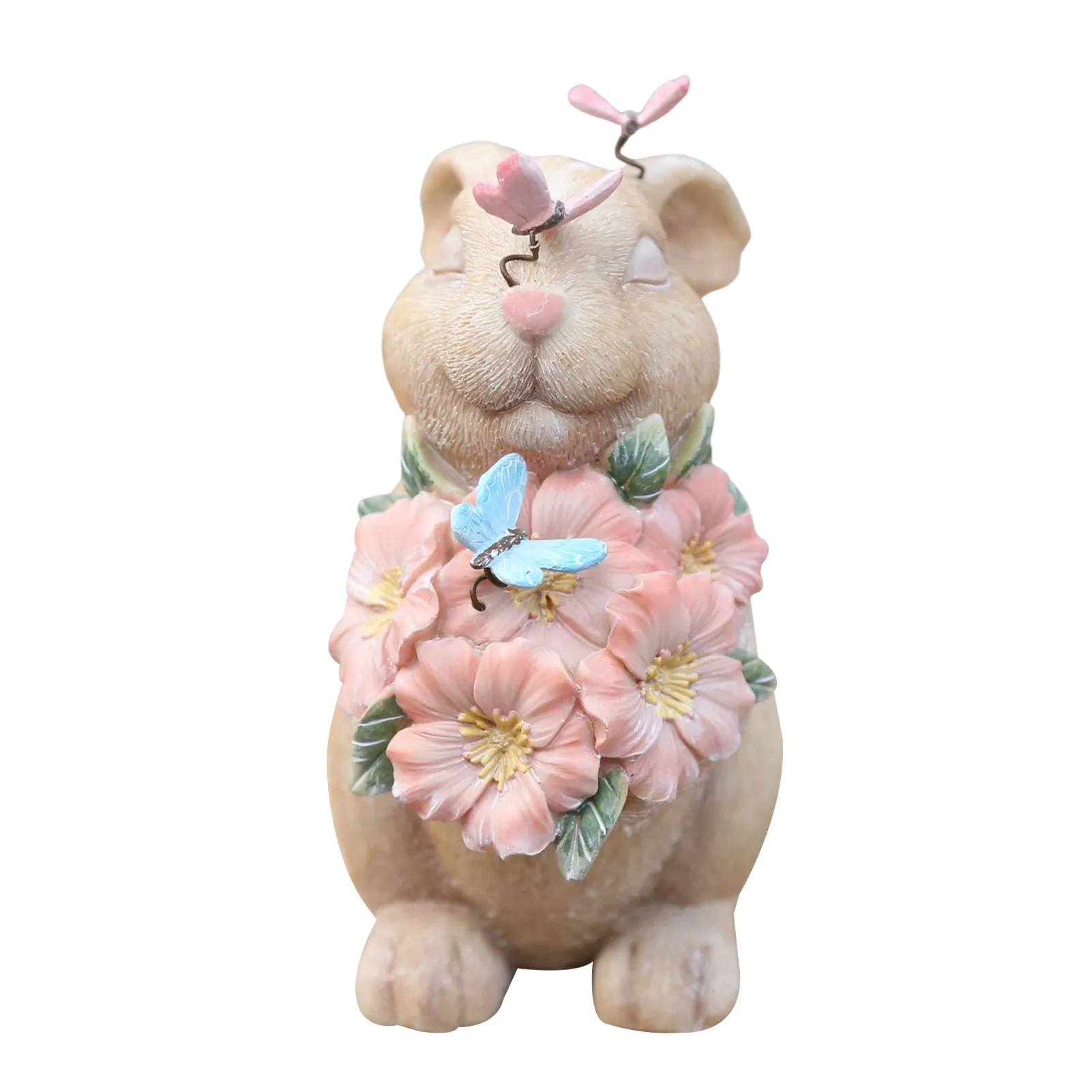 

Cute Easter Rabbit Desk Decoration Fairy Garden Bunny Animal Figurine Home Decor Rabbit Statue Resin Sculpture Home Decor