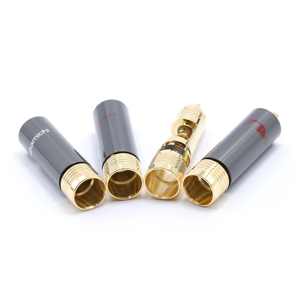 

Разъем RCA Nakamichi R1713, 4 шт., высокопроизводительный аудиоадаптер RCA