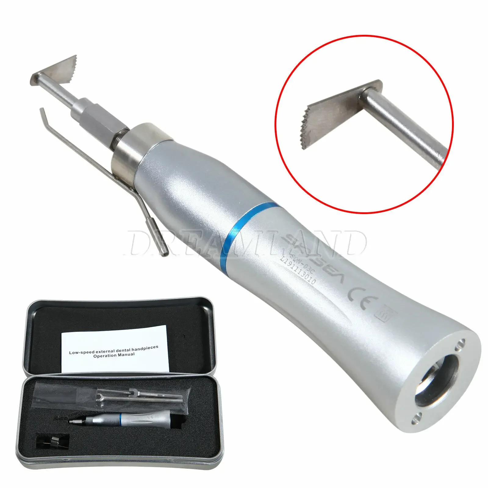 Стоматологическая хирургическая пила 1:1/4:1 прямой наконечник E-типа сабельная