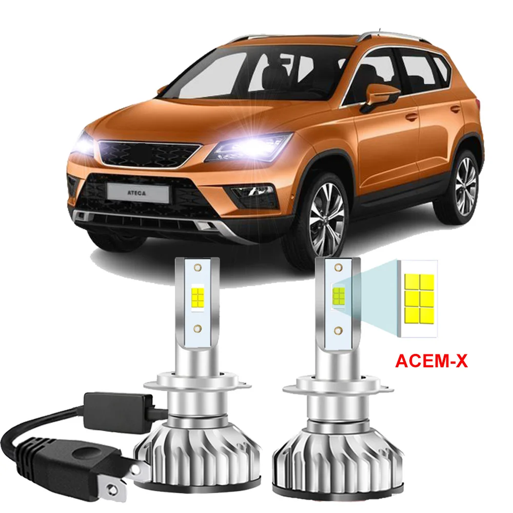 2 шт. лампы для передних фар Seat Ateca 2016 2017 2018 2019
