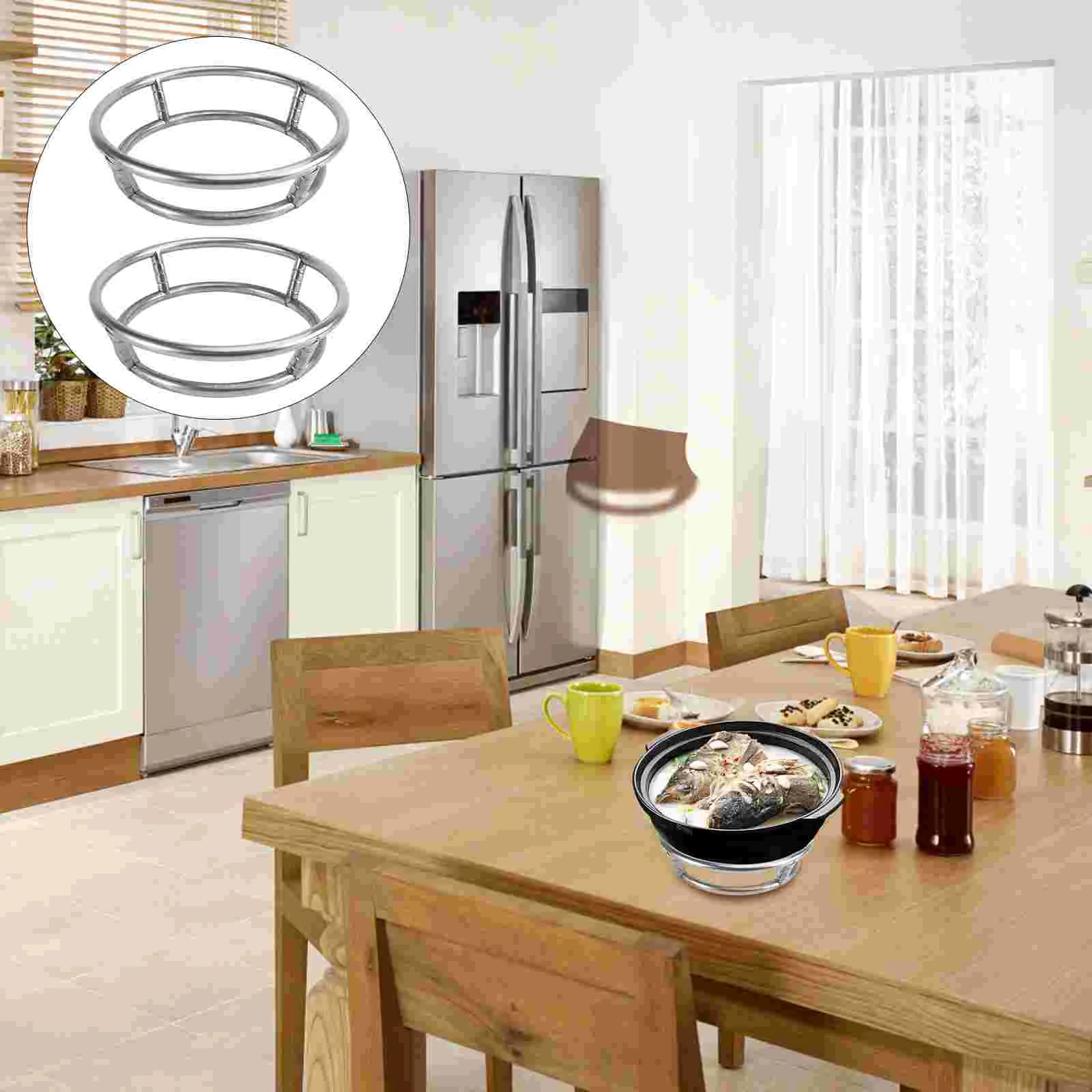 Аксессуары для сковороды стойка вок бытовая петля кастрюли кухонный держатель