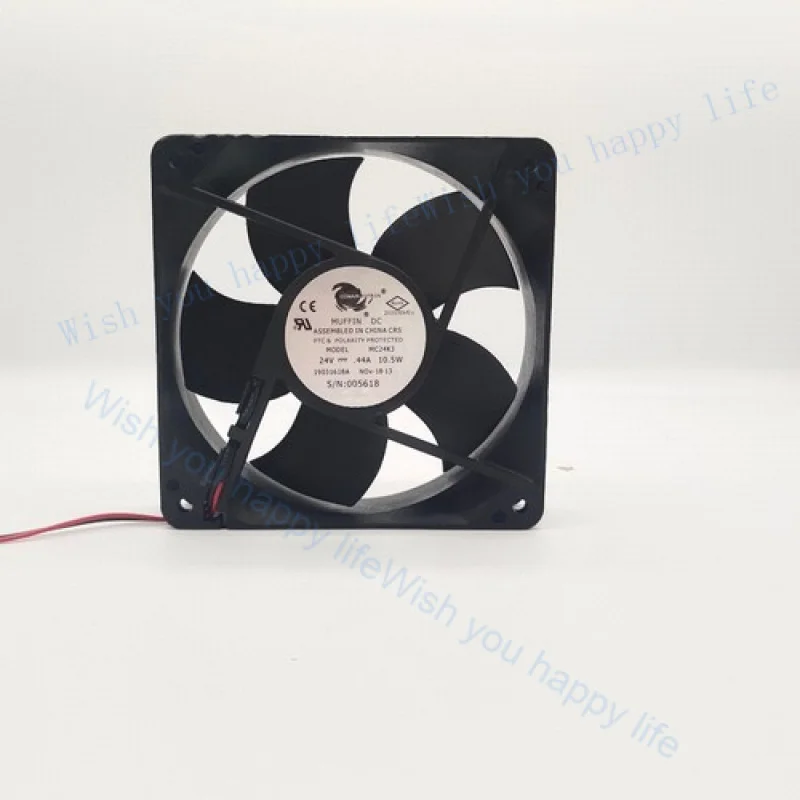 Фото Вентилятор охлаждения V+ FOR COMAIR ROTRON Fan MC24K3 DC24V 0.44A 12032 12см, 2-проводной №1