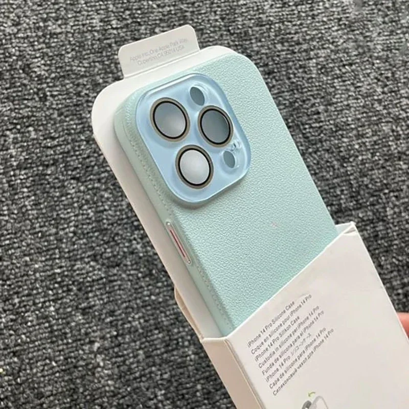 Сплошной цветной скраб с имитацией дерматоглифического личи подходит для iphone 11 12