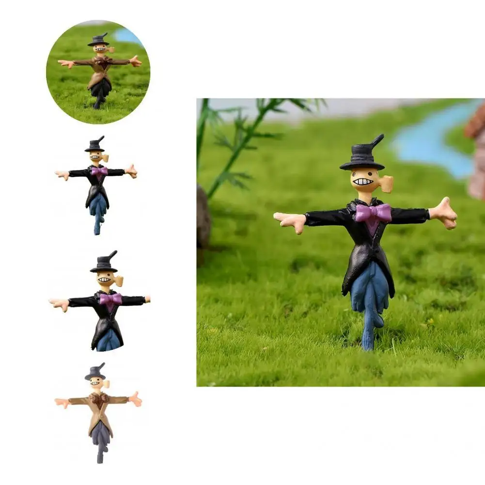 

Mini Scarecrow Exquisite Workmanship Waterproof Landscape Miniatures Scarecrow Figures Scoop Scarecrow Scoop Scarecrow