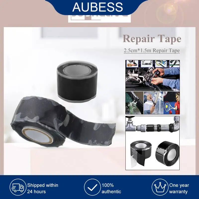 

Black Strong Tape Anti-ultraviolet Water Pipe Insulation Adhesive Fixed Stop Electric Leakage Sealing Super Silicone Sealer Tape