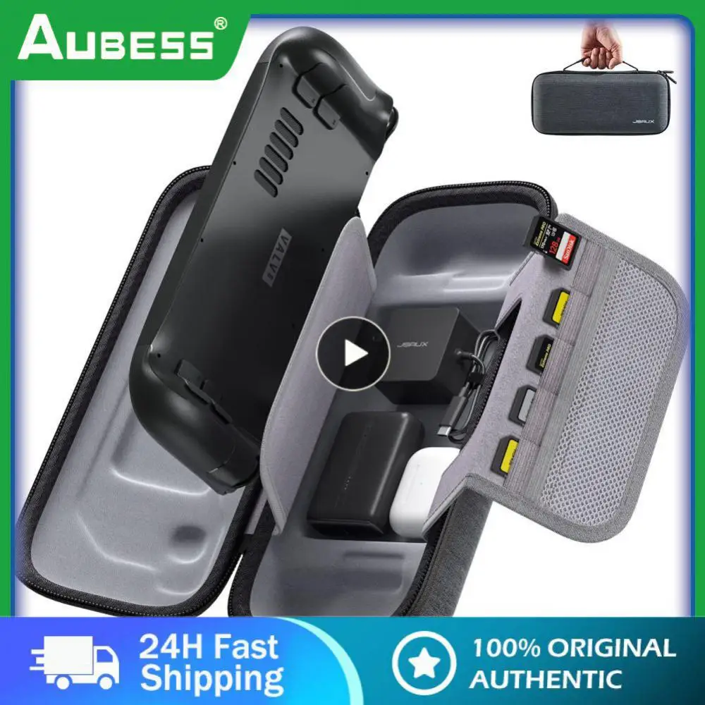 

Game Console Slots Handbag Protective Compatible Carrying Case With Interlayer Console Eva For Steam Deck Storage Case