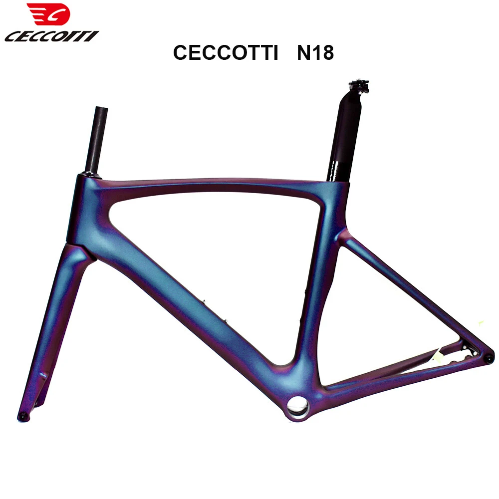 Бренд CECCOTTI RF27 модель цвета хамелеона дисковый тормоз карбоновая велосипедная