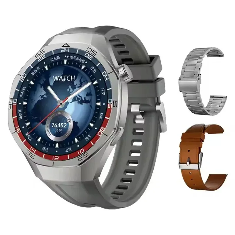 Фото SK40 Смарт-часы с Bluetooth-вызовом 2026, спортивный фитнес-трекер, монитор здоровья, мужские умные часы, 1,53 дюйма, ультра четкий большой экран №1