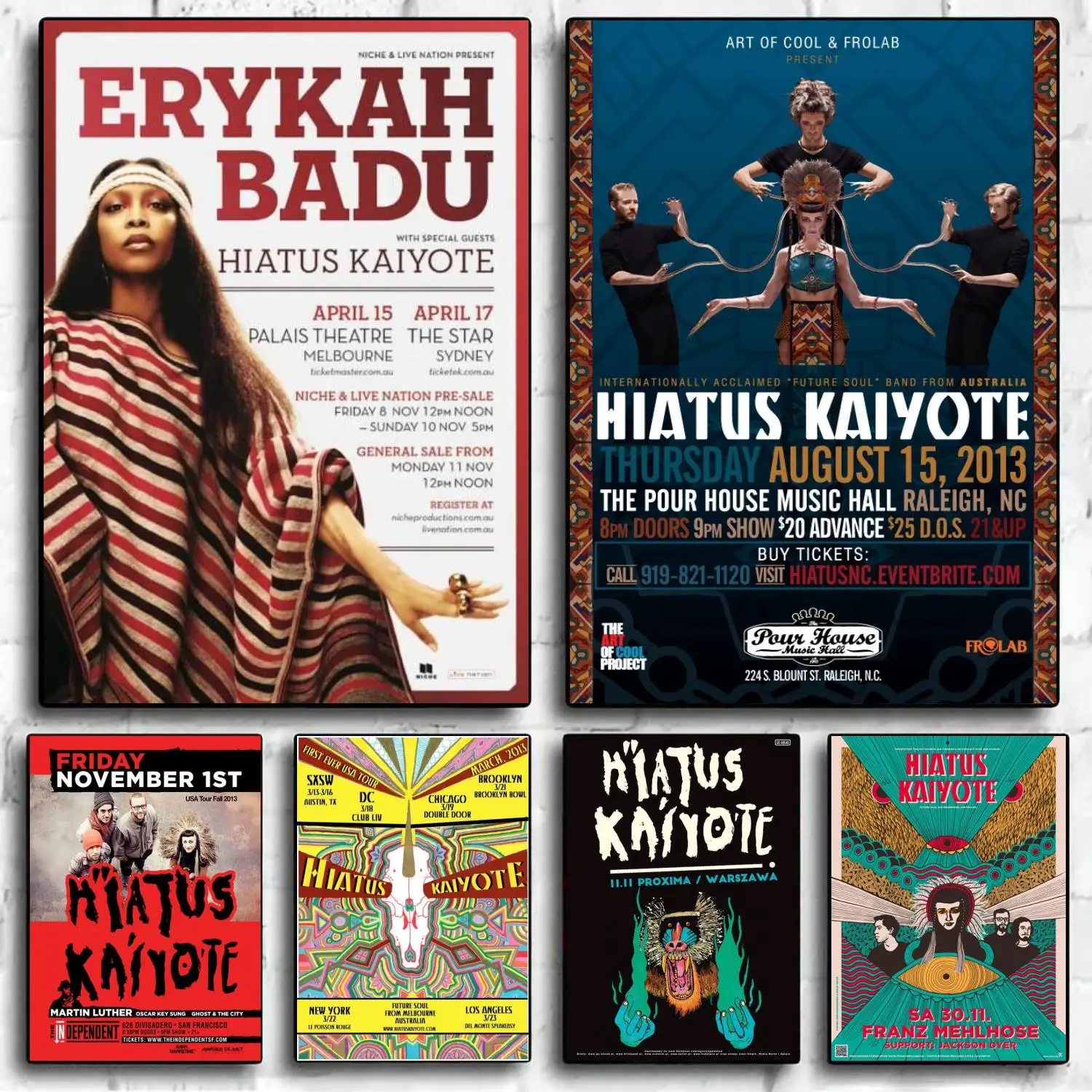 Hiatus kaiyote художественный плакат настенный художественный персонализированный подарок современный декор для семейной спальни холщовые плакаты