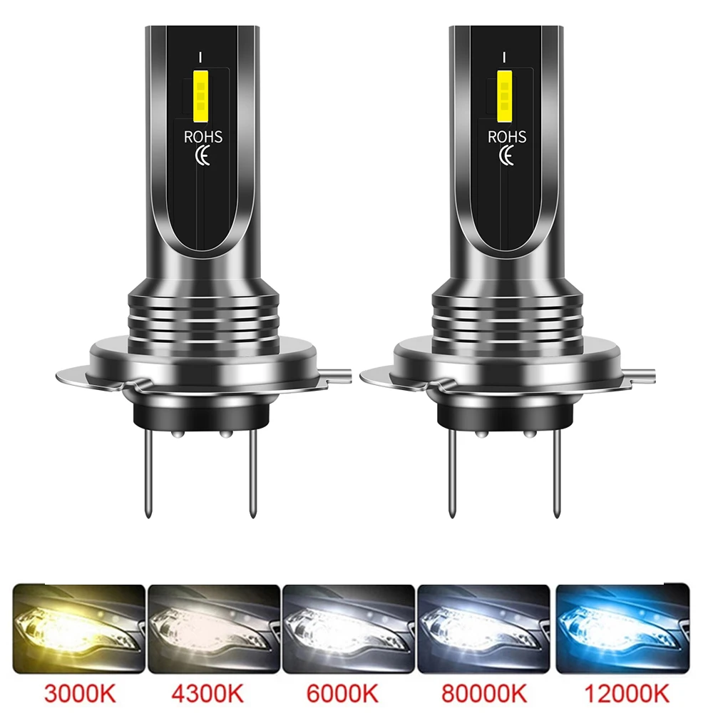 

H4 H7 LED Car Headlight 9005 HB3 H8 H9 H1 H11 Car Fog Light Diode Lamp 16000LM 4300K 6500K Auto Running Lights White 12V