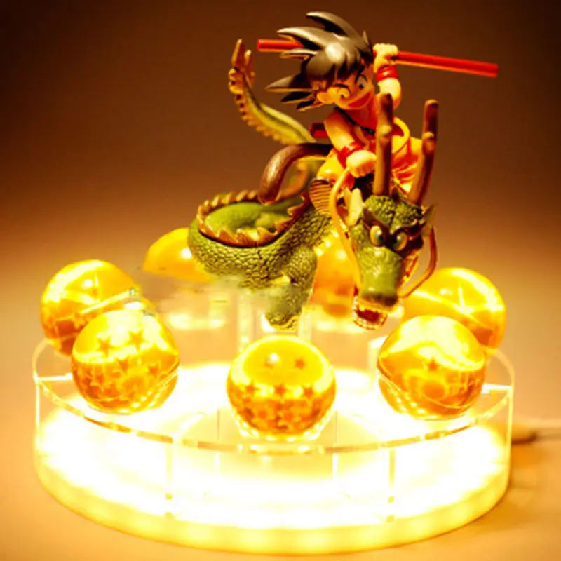 

Dragon Ball children's room night light Goku crystal ball model LED lamp send gifts to friends