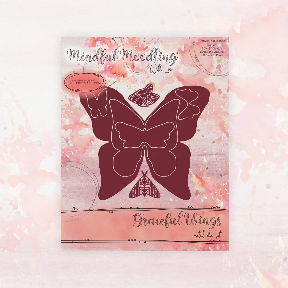 Крылья изящные лилии в цвете новинка 2024 металлические штампы сделай сам