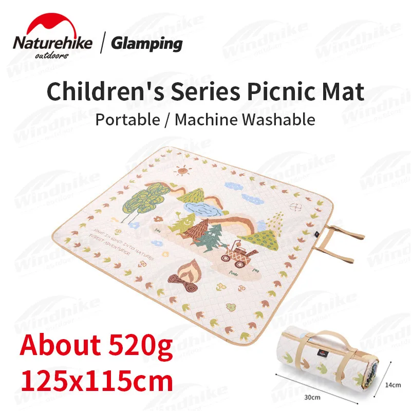 

Naturehike Camping Picnic Mat For Children Ultralight 520g Moistureproof Portable Folding Mat Outdoor Hiking Blanket Beach mat