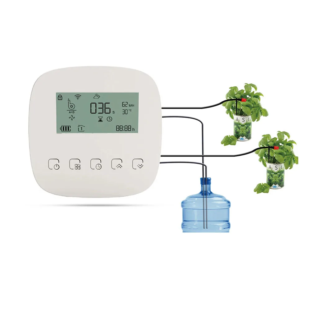 tuya WiFi Smart wireless remote control water pump timer controller for indoor garden irrigation drip system work with alexa