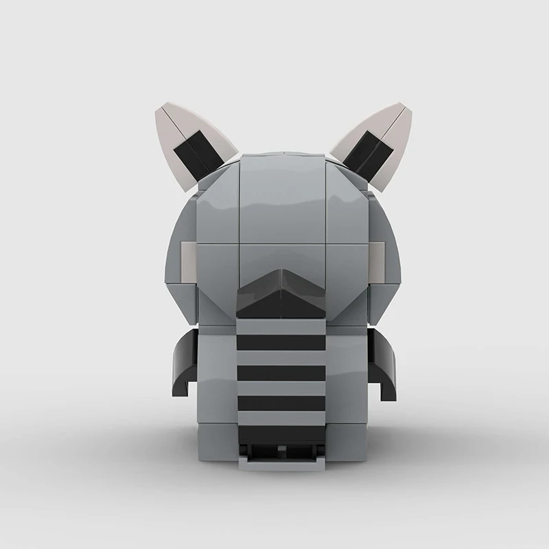 Набор строительных блоков MOC с милыми животными енот сделай сам Обучающие