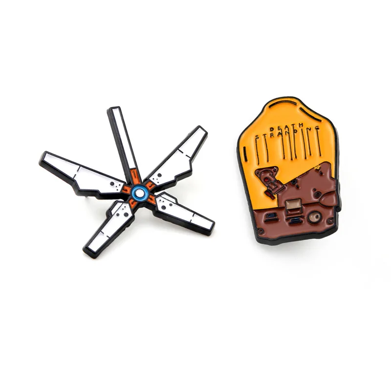 

Game Death Stranding Lapel Pins for Backpack Brooch Metal Enamel Pin Manga Brooches for Women Men Badge Jewelry