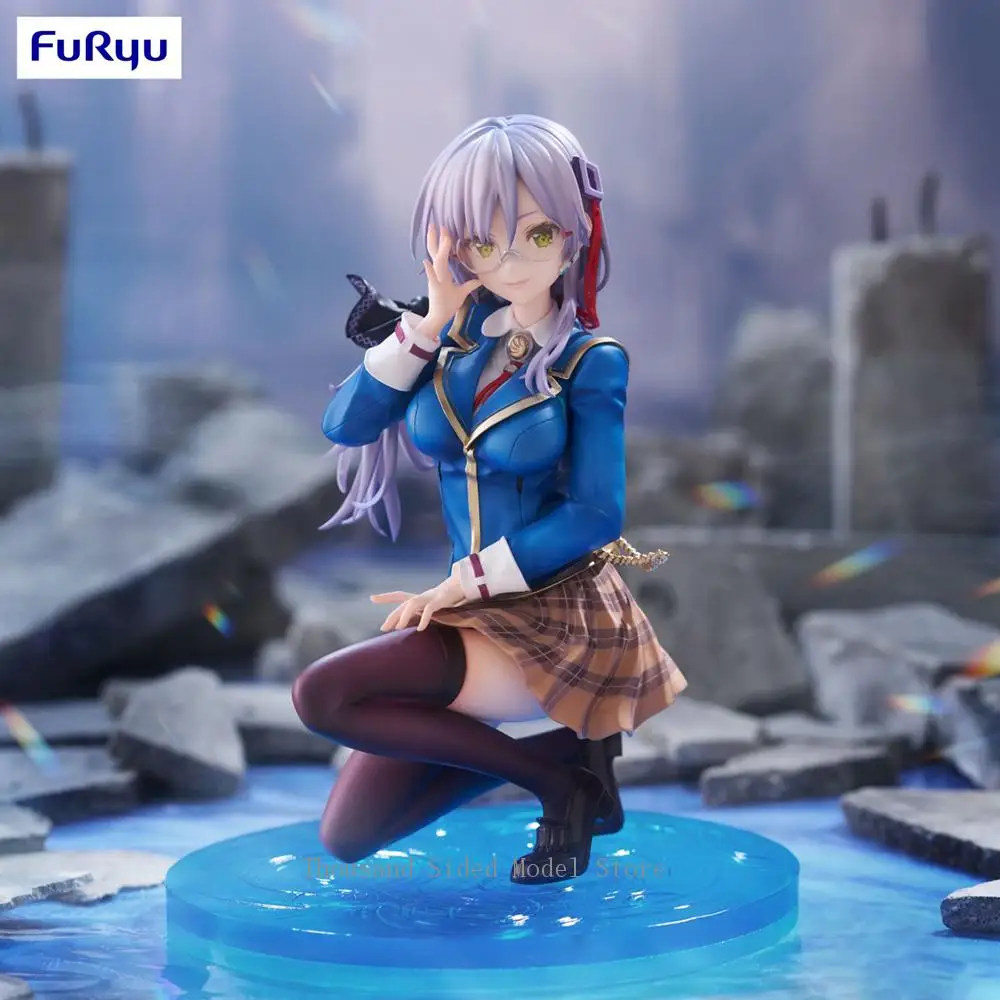 Фото В наличии Оригинальная коллекционная фигурка FuRyu Trio-Try-iT Heaven Burns Red Изуми Юки, 13 см, модель для аниме-фанатов, подарок №2