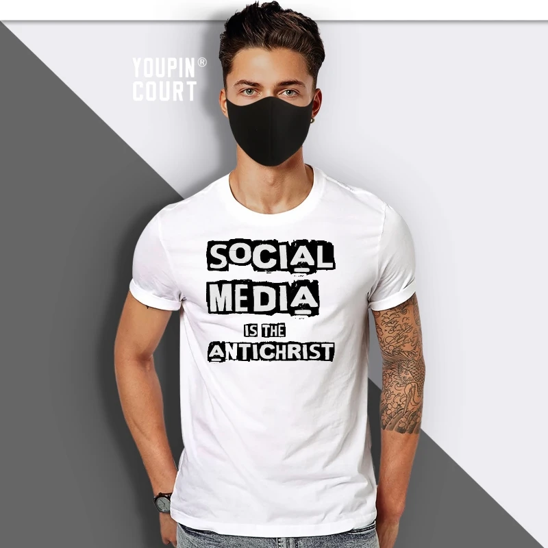 

Social Media is the Antichrist T Shirt NEW (NWT) Pick your size SJW Facebook