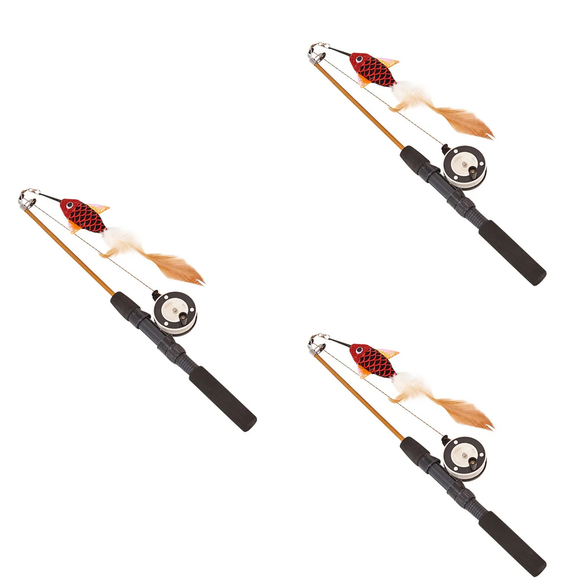 

Cat Teaser Toy Wand Kittentoys Stick Dog Petinteractive Puppy Teasing Pole Trainingcatcher Indoorcats Chaser Exerciser Rod