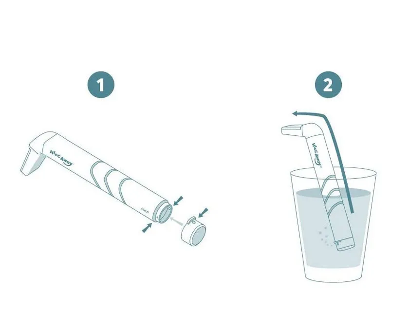 Новая детская соломенная пробка L-образной формы HiccAway Amazon кухонные