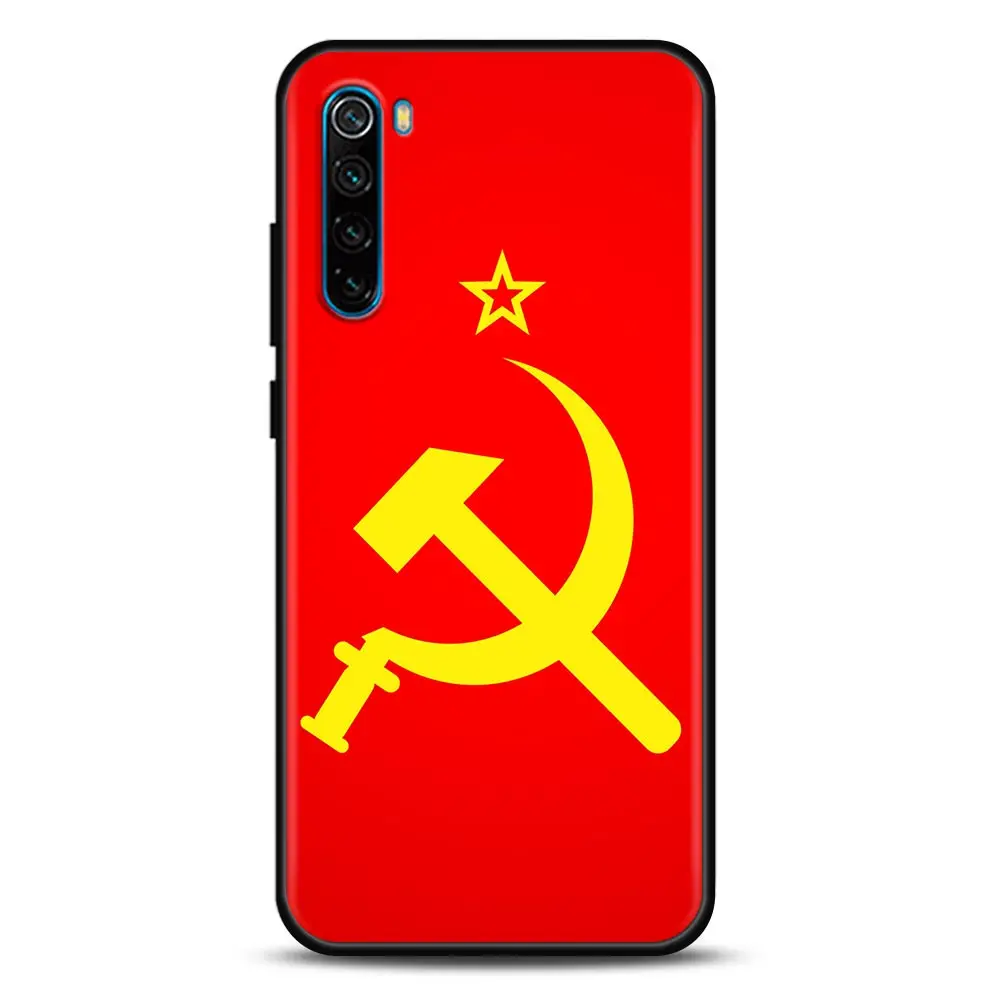 Vintage USSR CCCP Flag Phone Case for Redmi 6 6A 7 7A Note 7 Note 8 A 8T Note 9 S Pro 4G T Soft Silicone images - 6