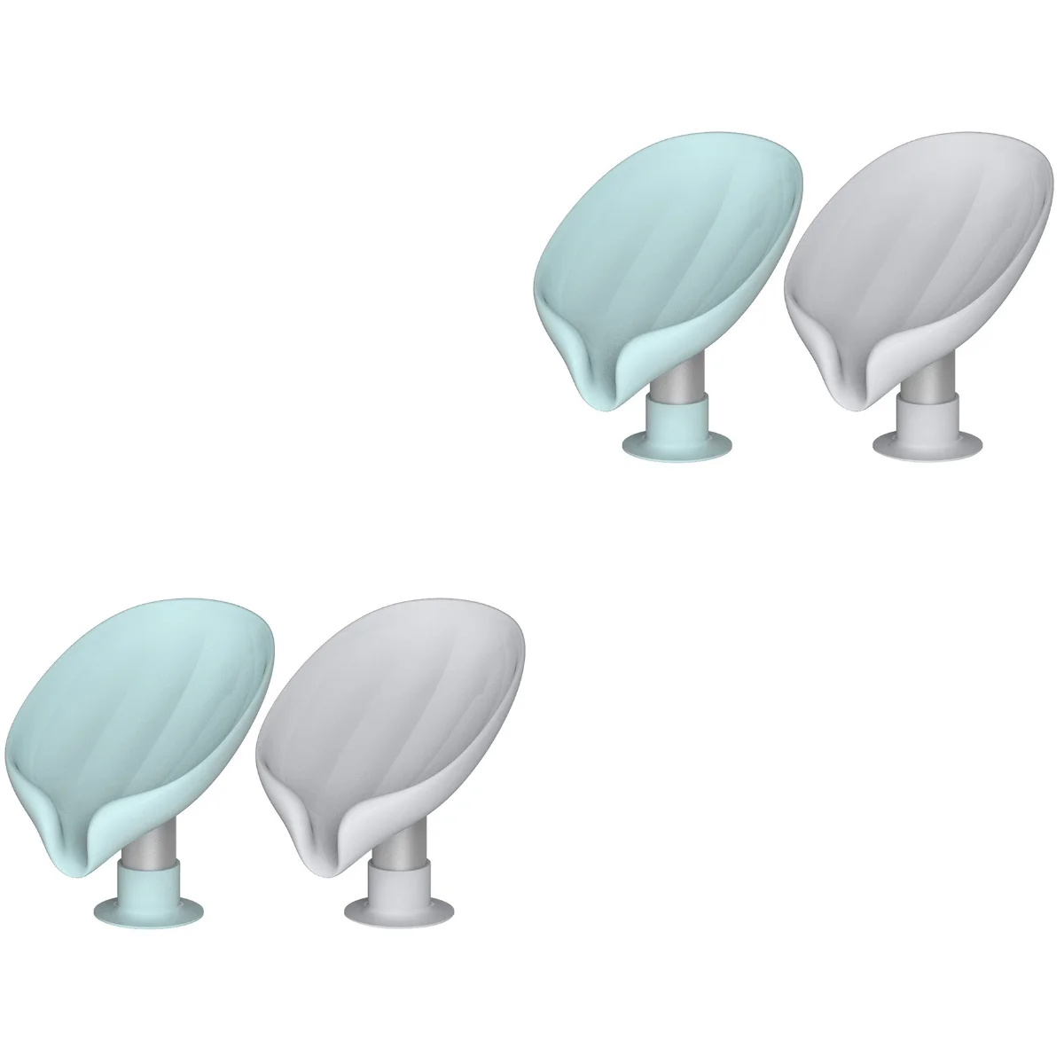 

Soap Holder Bar Box Dish Suction Cup Draining Brush Case Boxes Saver Sponge Shape Leaf Shower Racksself Drainage Tray Travel