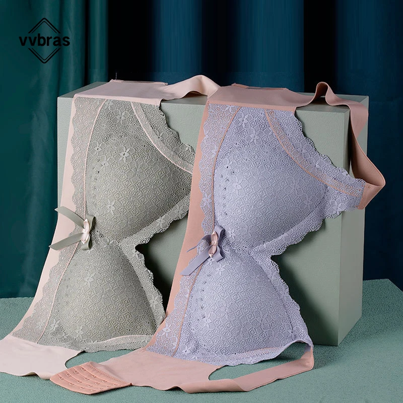 vvbras Seamless Bras For Women Sexy Push Up Bra Ultra Thin Plus Size BH Female Lace Sexy Brassiere Underwear Unwired Bralette