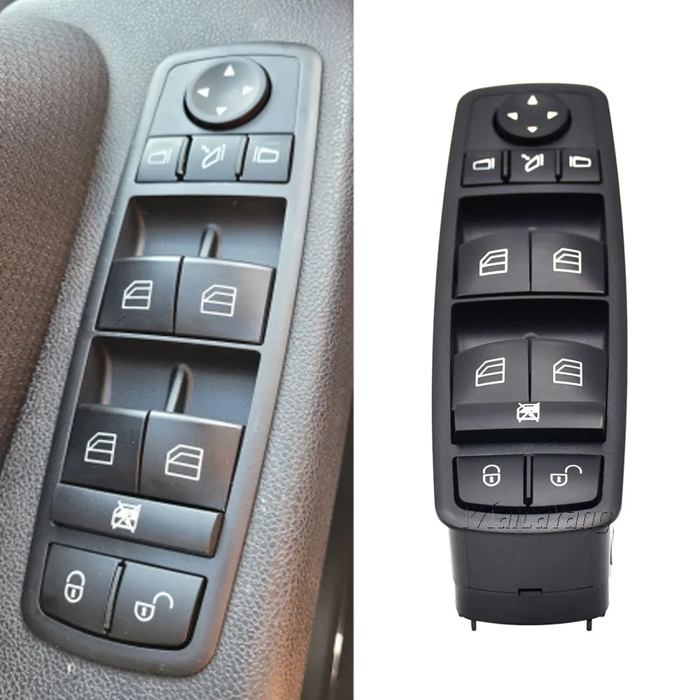 

1698206710 для Mercedes Benz A B Class W169 W251 2004-2012 A электрический выключатель стеклоподъемника 03728265 1698206710 A 169 820 67 10