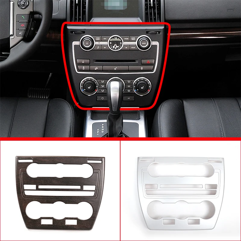 

Аксессуары для Land Rover Freelander 2 2013 -2015, Автомобильный интерьер, хромированный кондиционер, Cd консоль, панель, крышка, отделка, Стайлинг автомобиля