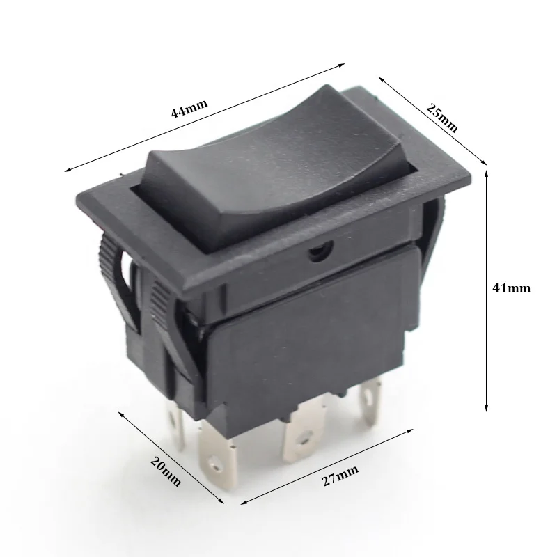 Автомобильный переключатель ONEGOL 6-контактный черный