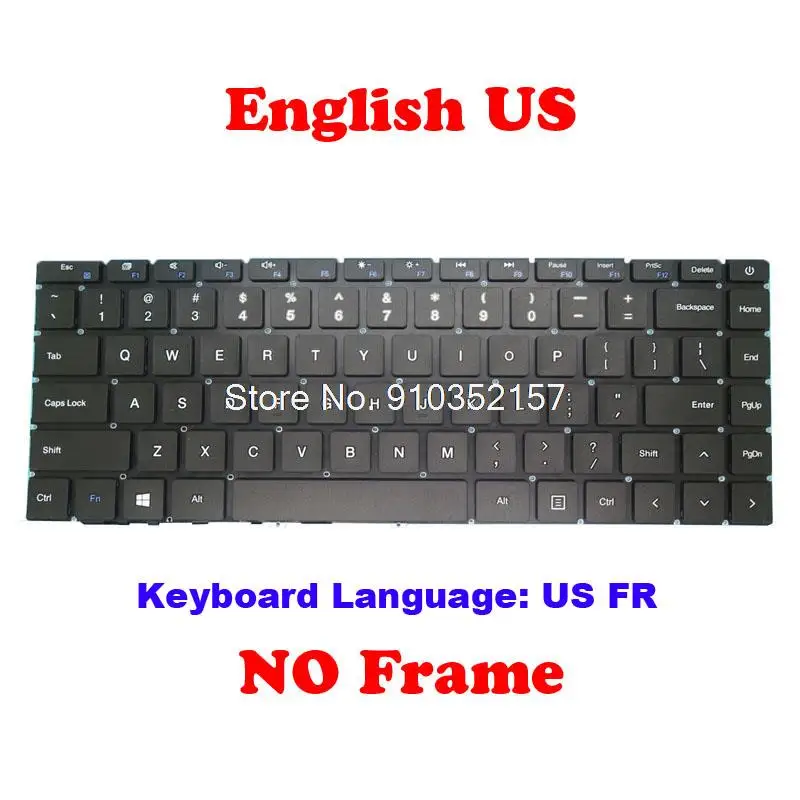 Клавиатура для Teclast F6 TB01 MB3081003 YXT-NB93-126 YXT NB93-126 93-126 английский США Французский FR